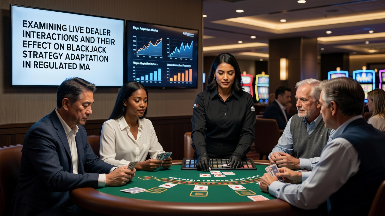 Close-up view of a live blackjack table showing dealer hands and player interface elements during regulated play